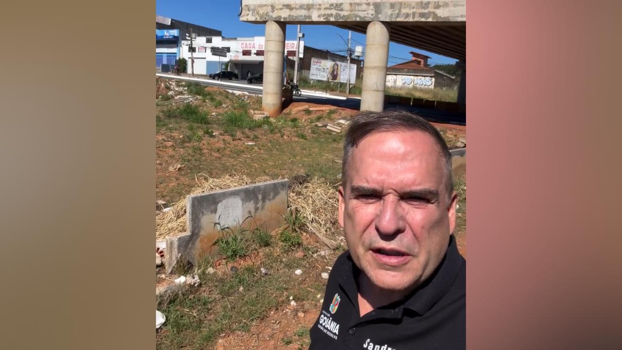 Sandro Mabel pergunta à população se viaduto da leste-oeste deve ser reformado ou demolido; veja vídeo