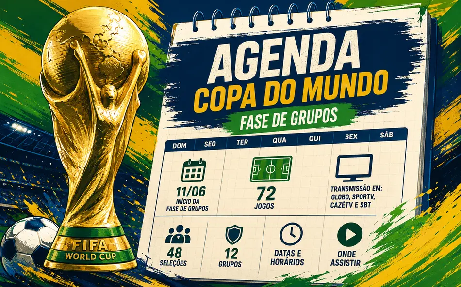 Agenda da Copa 2026: veja onde assistir, horários e jogos desta segunda (15)