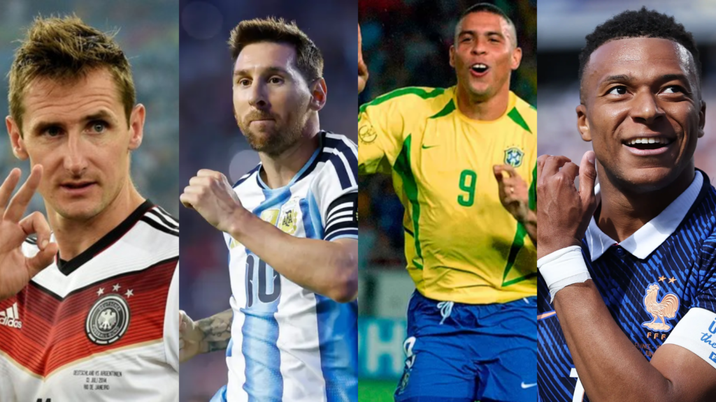 Veja ranking dos maiores artilheiros das Copas