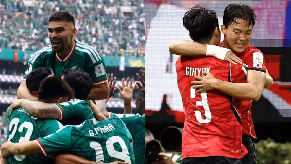 México e Coreia do Sul disputam liderança do Grupo A na Copa do Mundo 2026