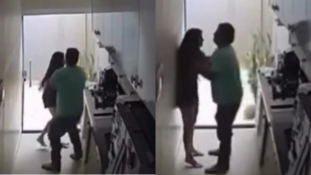 Vídeo: Briga em casa é filmada e mulher revela sofrimento: ‘Aguentei por muito tempo’