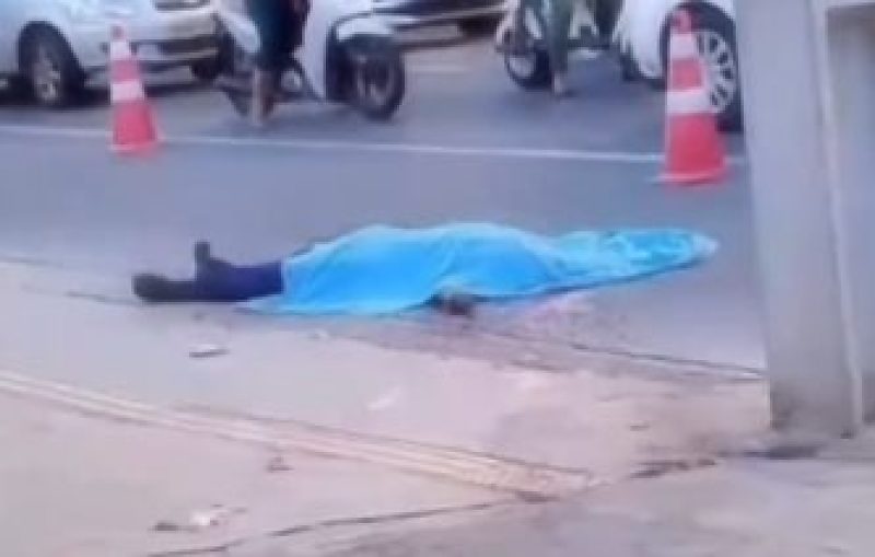 Homem morre após ser atropelado por ônibus na Avenida Mutirão, em Goiânia