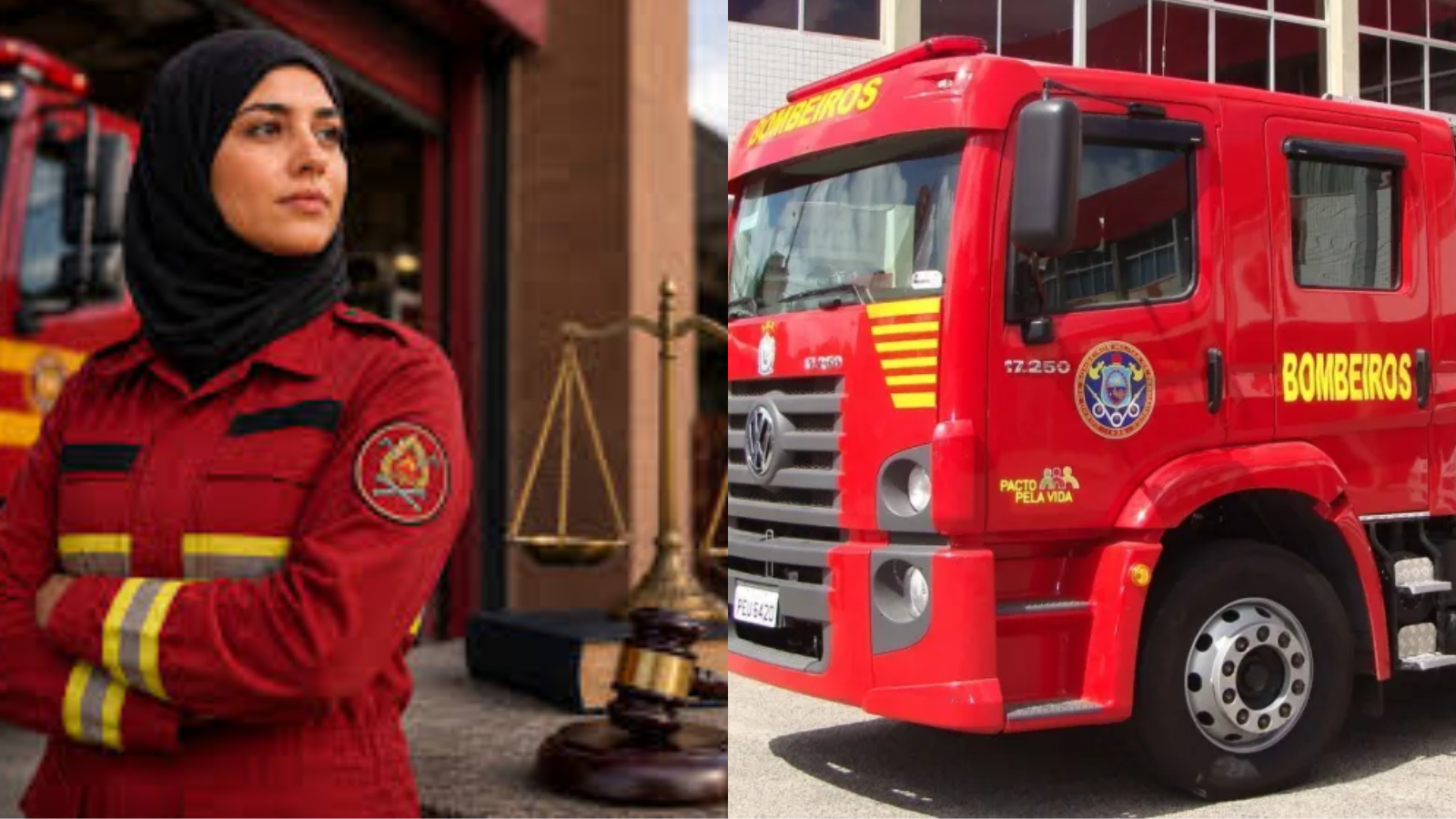 Justiça autoriza sargento dos Bombeiros usar véu islâmico sobre uniforme