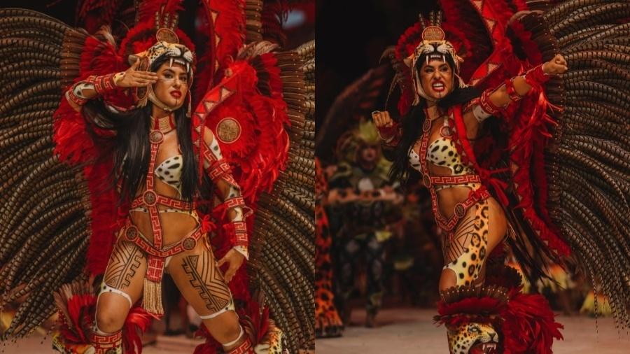 Isabelle Nogueira anuncia despedida do posto de cunhã-poranga do Boi Garantido