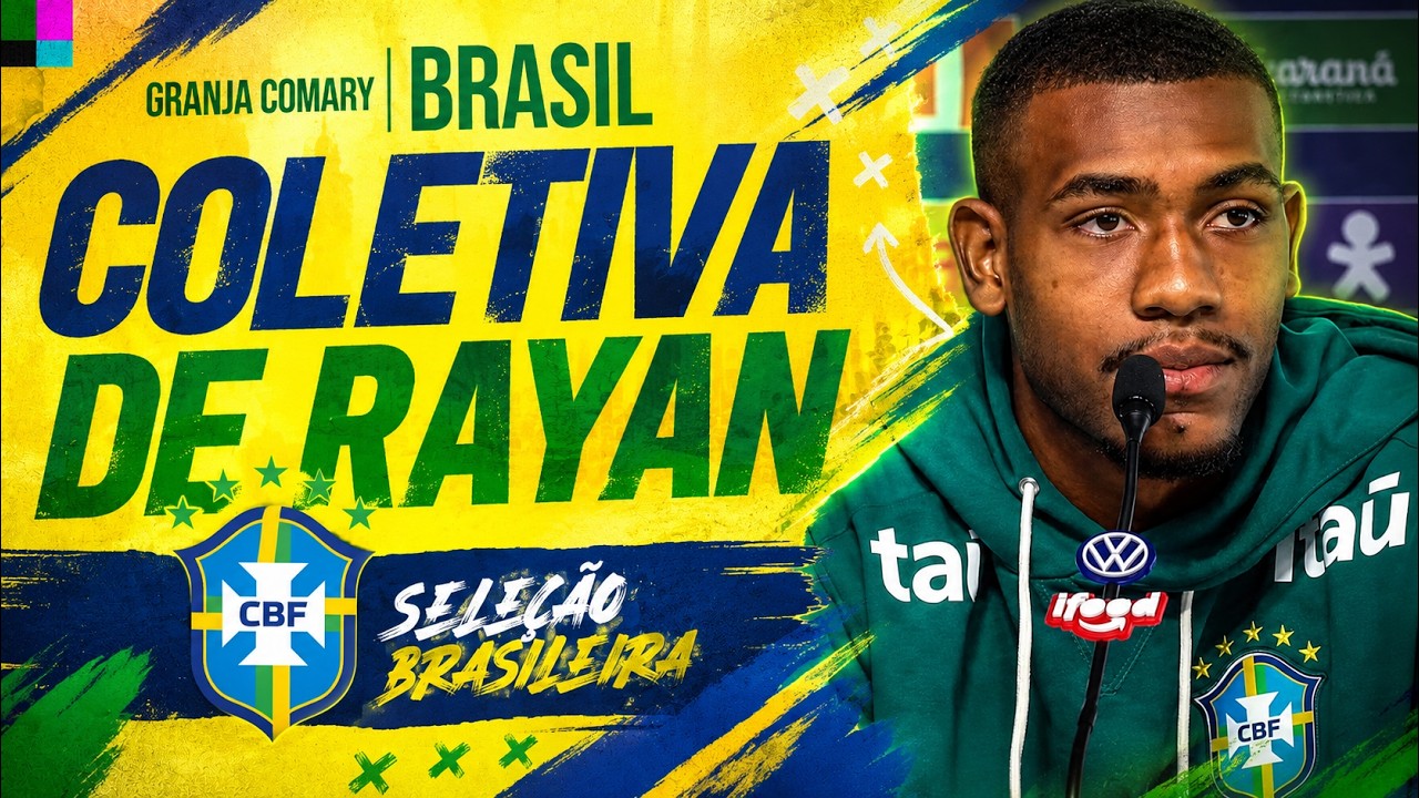 🔴AO VIVO: Rayan na coletiva da Seleção Brasileira