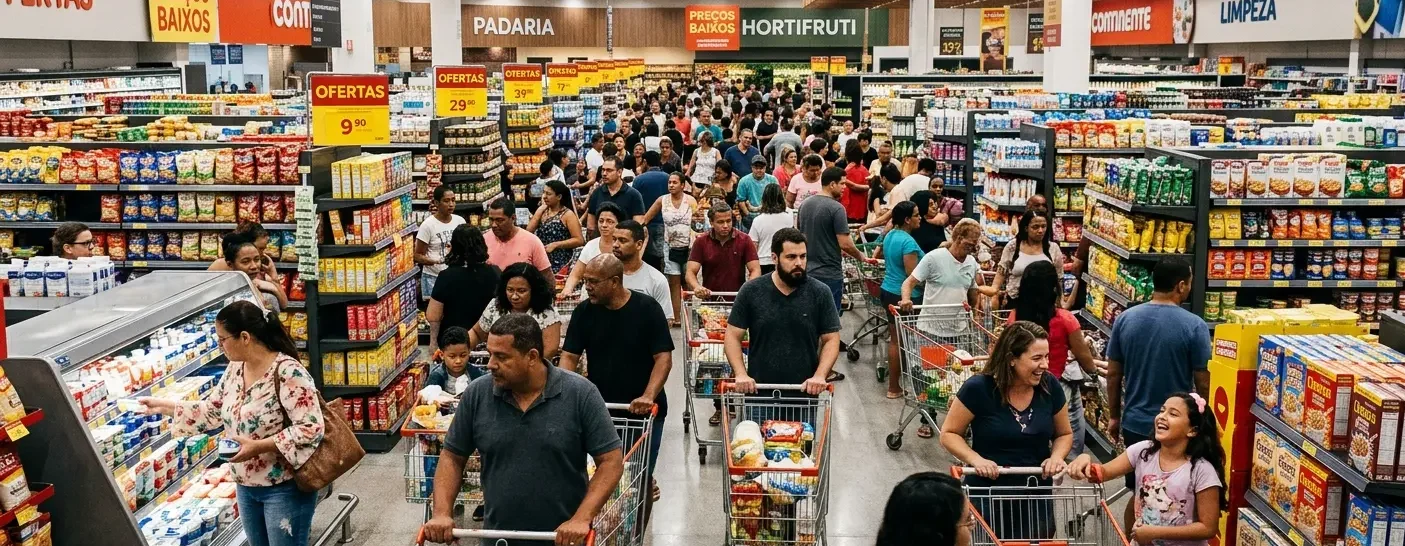 Supermercados em Goiás poderão abrir normalmente aos domingos após decisão do TRT