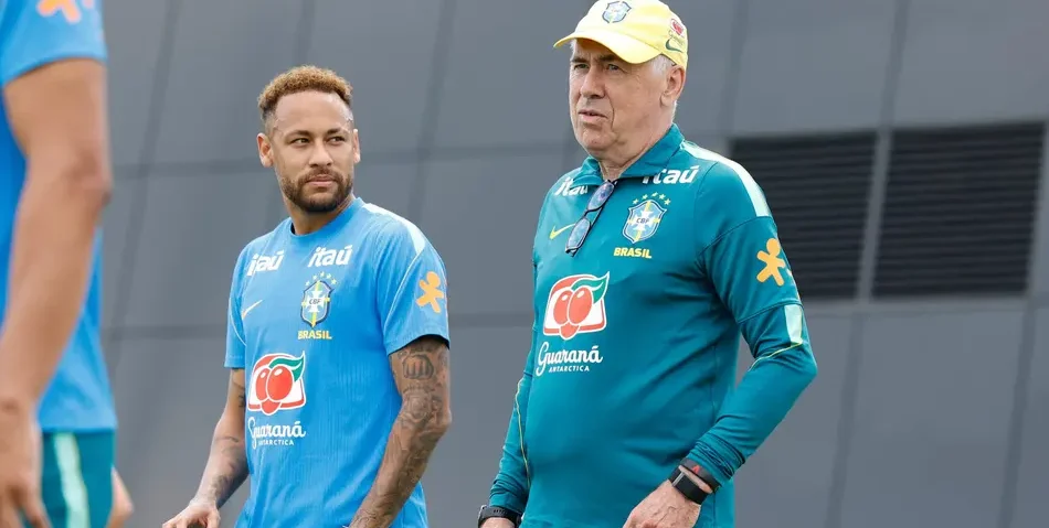 Ancelotti prepara retorno de Neymar contra a Escócia em nova função
