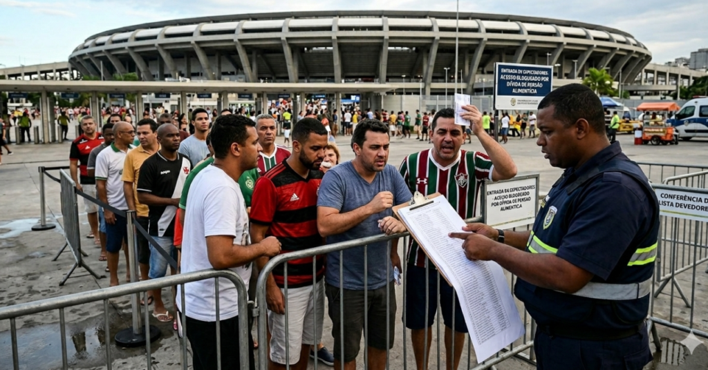Devedores de pensão alimentícia podem perder acesso a estádios de futebol