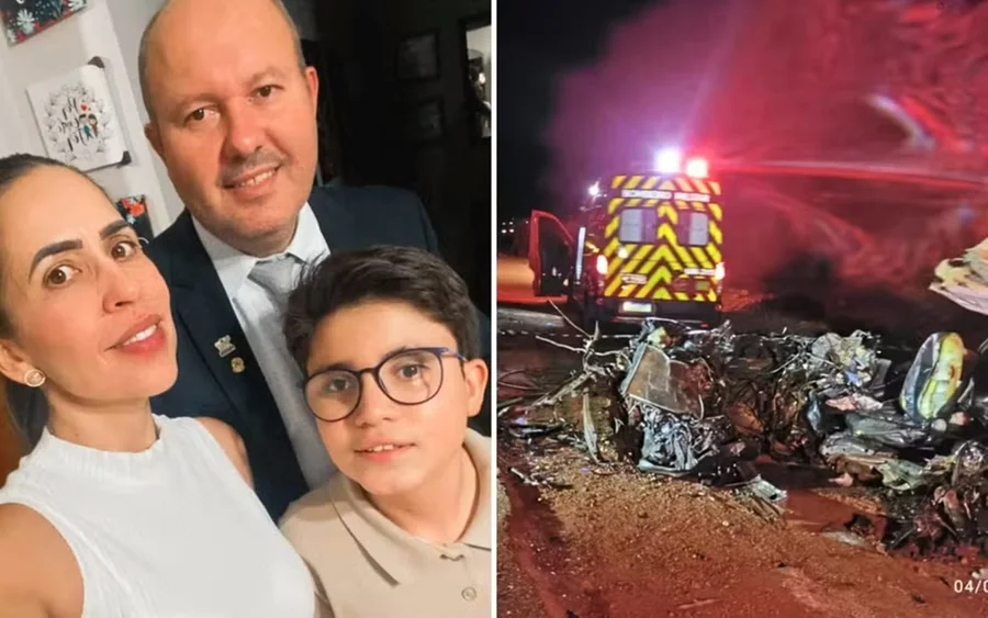 Vereador, esposa e filho morrem em acidente grave na GO-206, em Quirinópolis