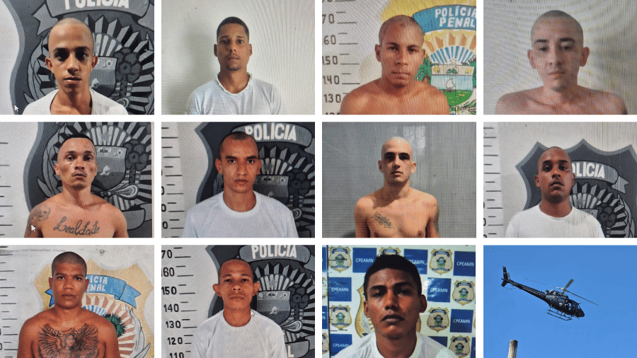 Onze detentos fogem de penitenciária no RN após abrirem buraco em cela