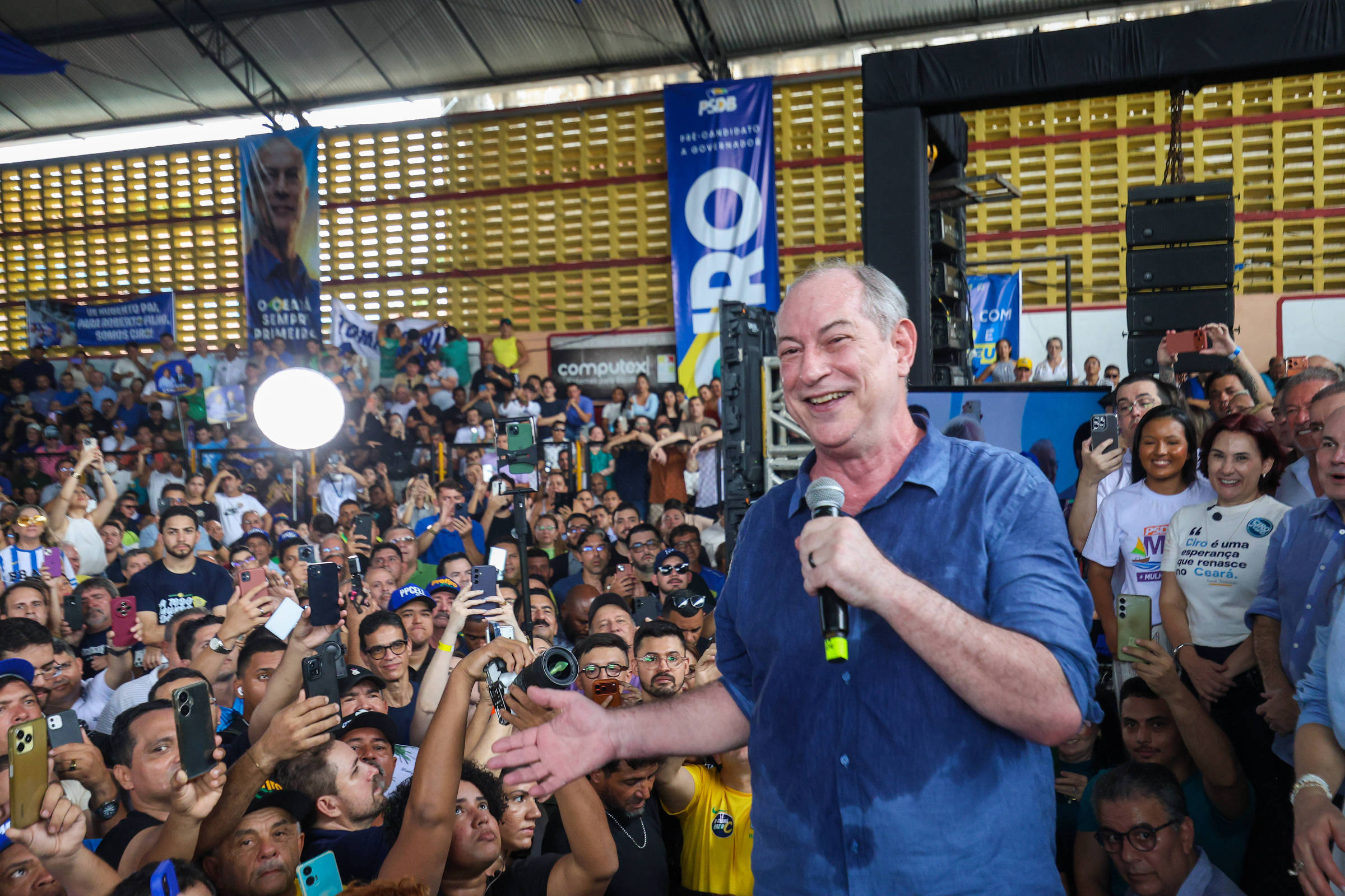 PL oficializa apoio a Ciro Gomes na disputa pelo governo do Ceará