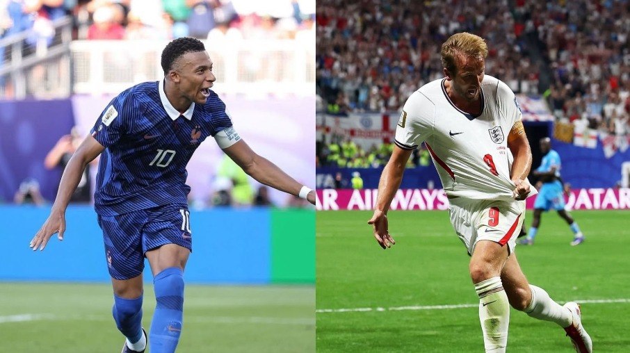 França e Inglaterra disputam neste sábado (18) terceiro lugar da Copa do Mundo de 2026