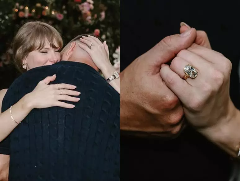 Taylor Swift faz primeira aparição com aliança de casamento e chama atenção dos fãs