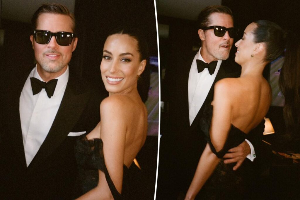 Brad Pitt oficializa namoro no casamento de Taylor Swift
