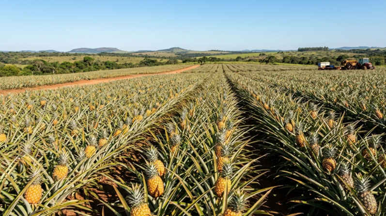 Jaraguá lidera produção de abacaxi em Goiás e transforma a fruta em motor da economia local