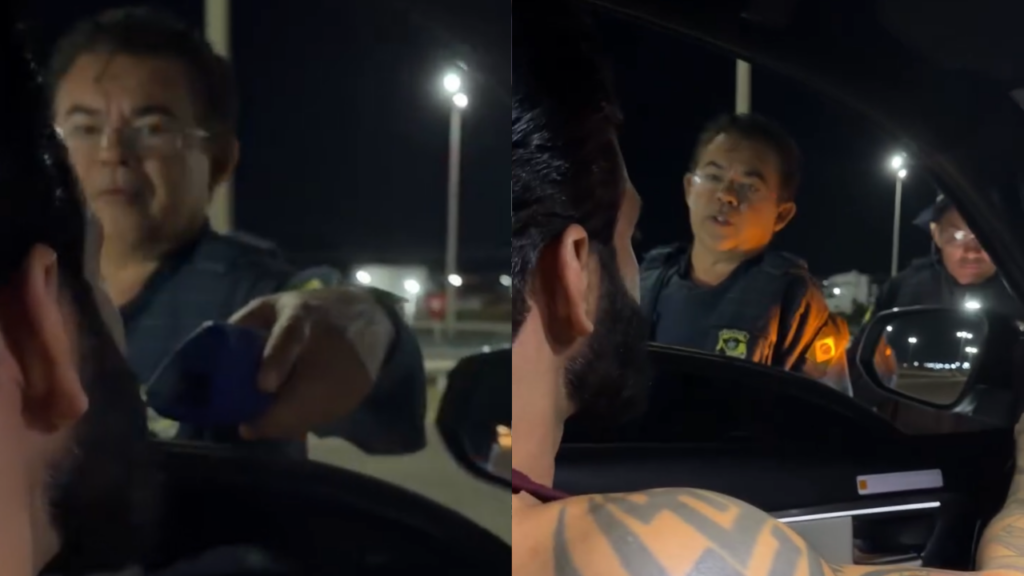 Vídeo: Gusttavo Lima para em blitz e policial não o reconhece: “Qual é a banda do senhor?”