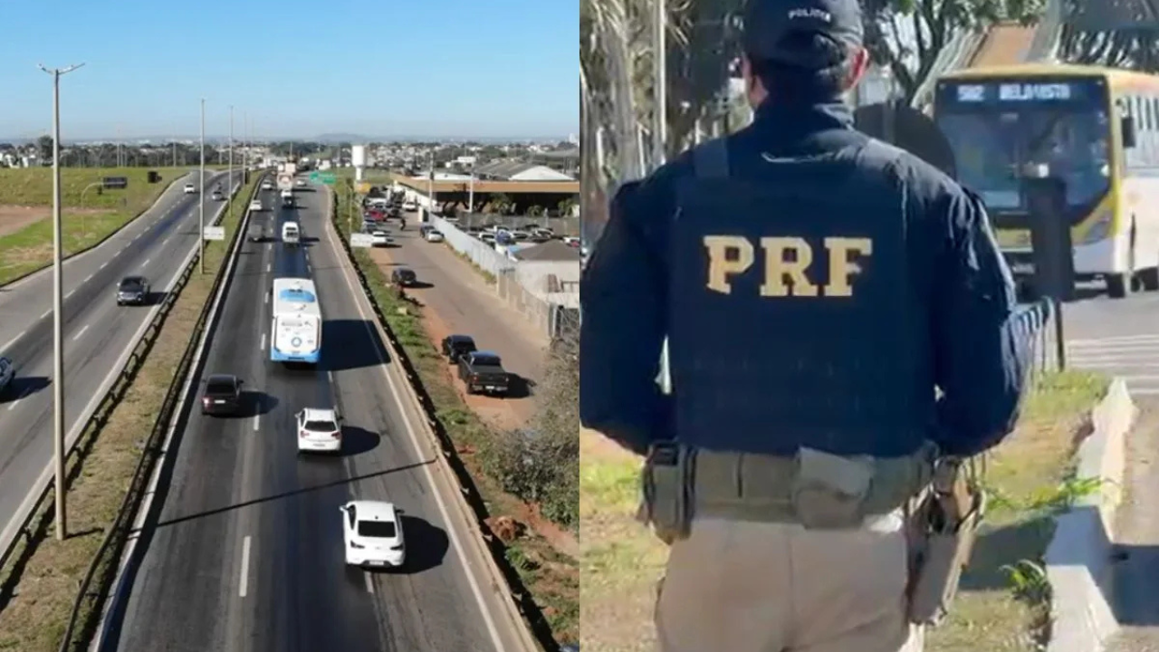PRF registra 150 infrações em 1h30 com drones e monitoramento nas rodovias de Goiânia