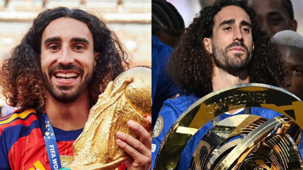 Cucurella faz história e se torna o primeiro jogador a vencer copa do mundo de seleções e clubes