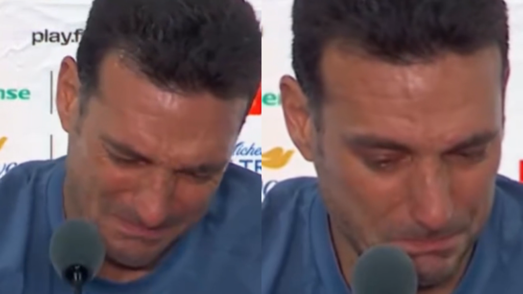 Scaloni chora após vice da Argentina na final da copa 2026: “Me dói na alma”; veja vídeo