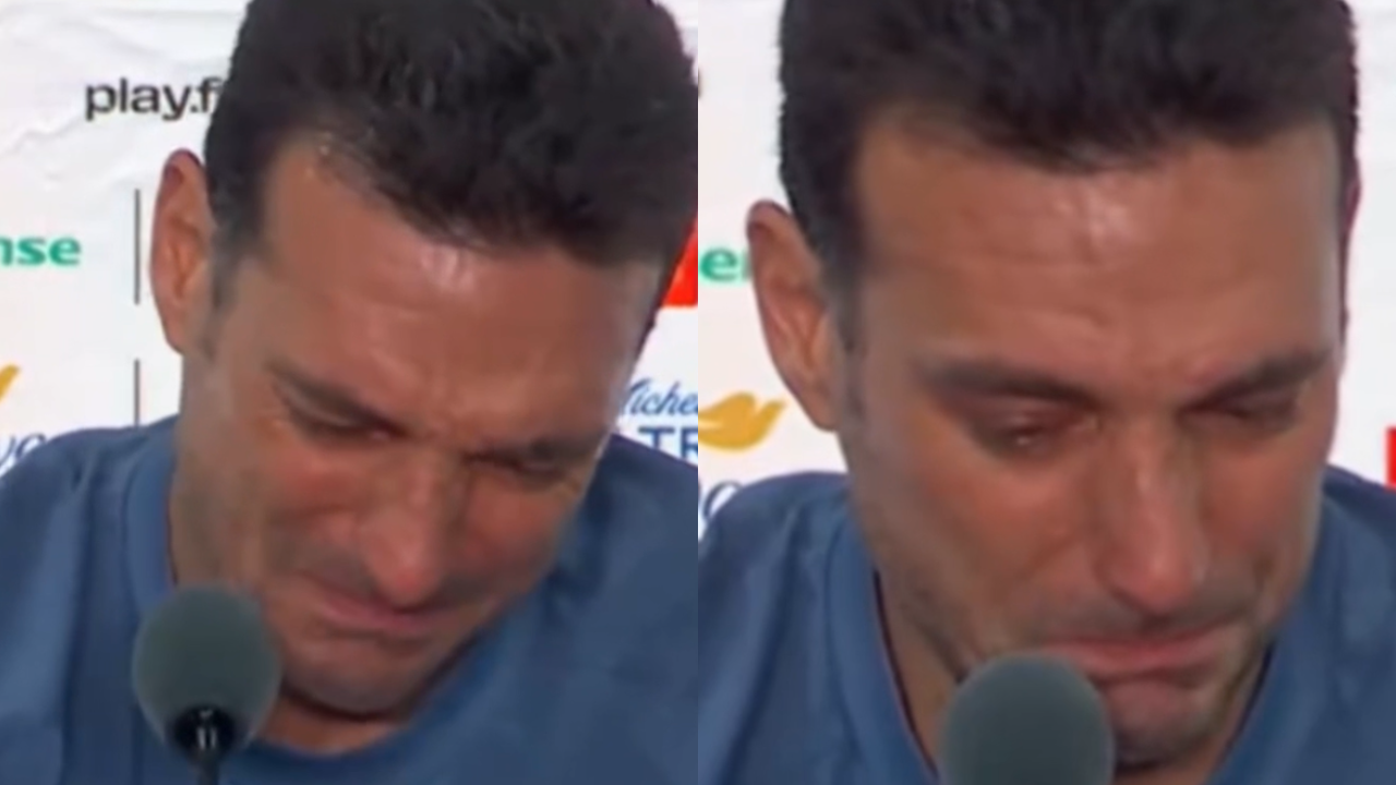 Scaloni chora após vice da Argentina na final da copa 2026: "Me dói na alma"; veja vídeo