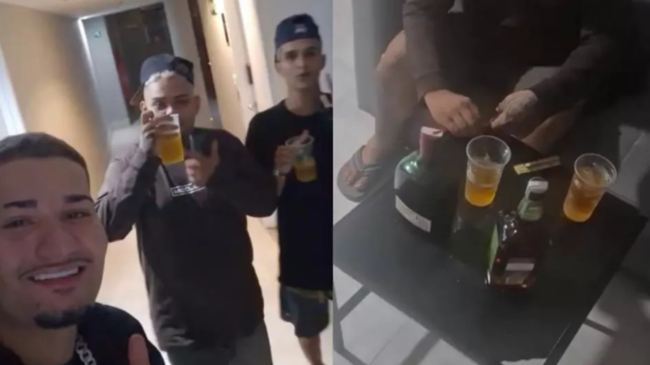 Vídeo: Trio suspeito de sequestro relâmpago é preso em hotel de luxo após crime contra casal de idosos