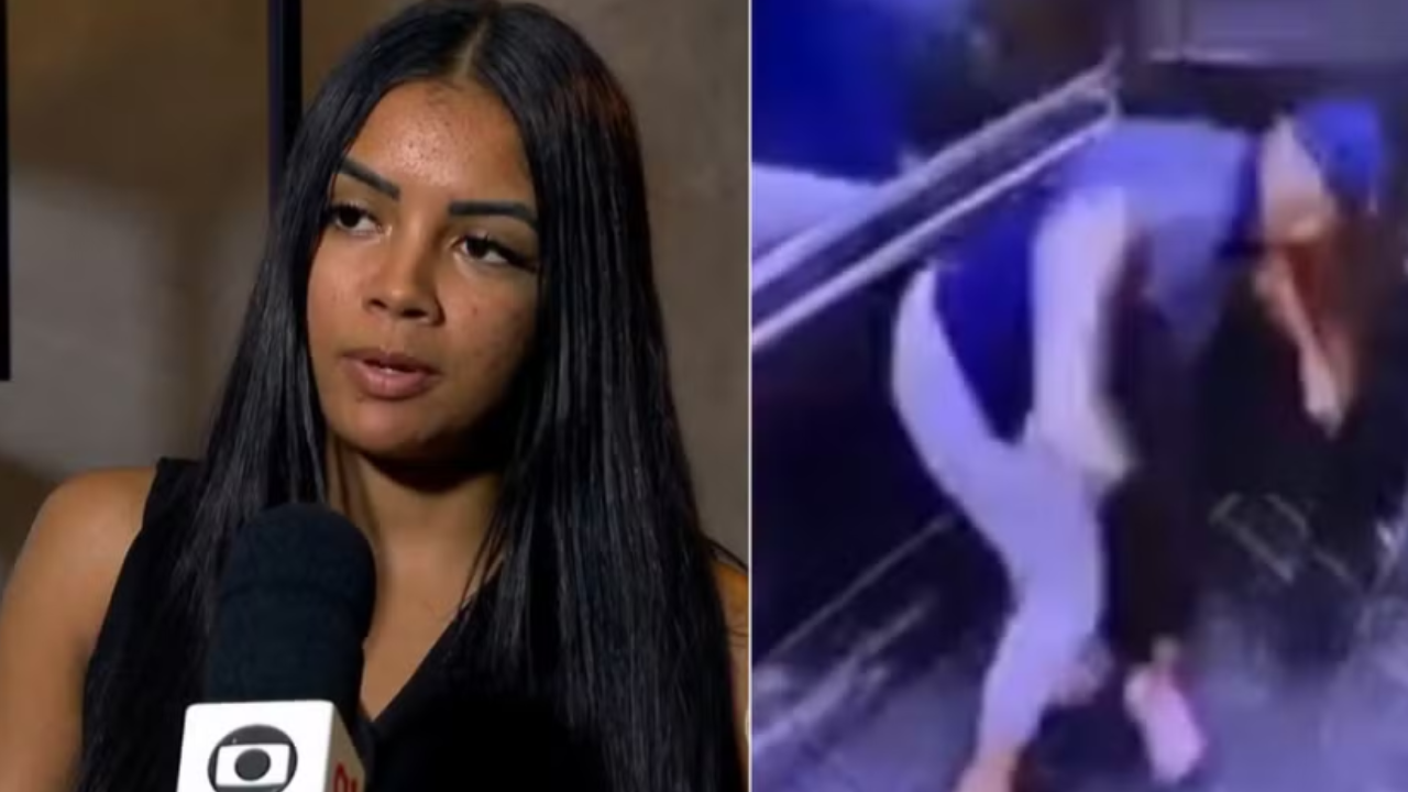 Vídeo: Mulher reage após amiga sofrer olhares insistentes em elevador e vídeo divide opiniões nas redes sociais