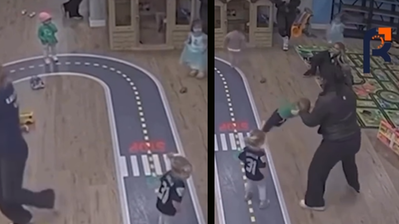 Criança sofre lesão cerebral após queda durante brincadeira em creche. Assista ao vídeo