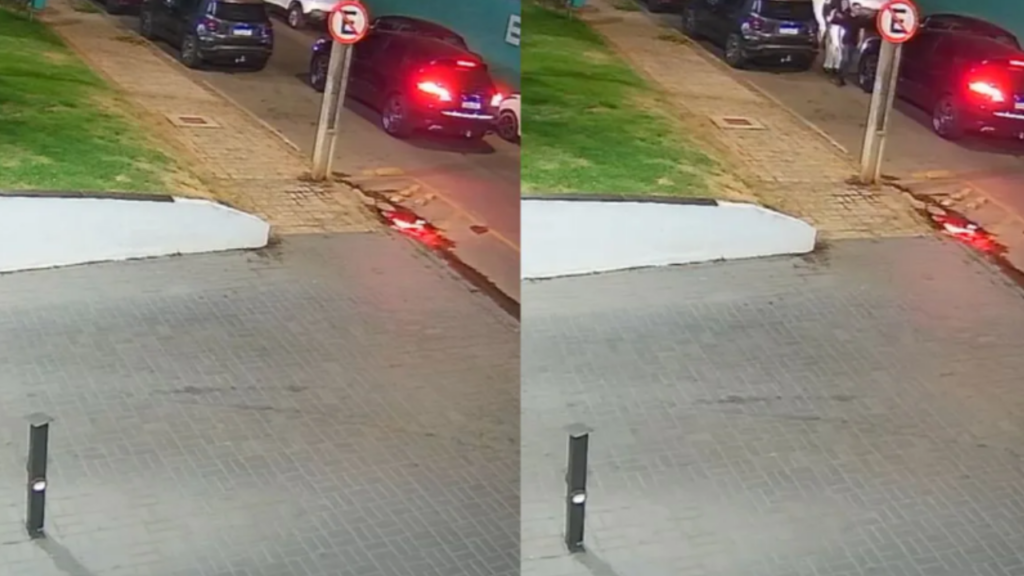 Passageiro de carro de luxo agride coletor de lixo durante trabalho no Setor Bueno, em Goiânia