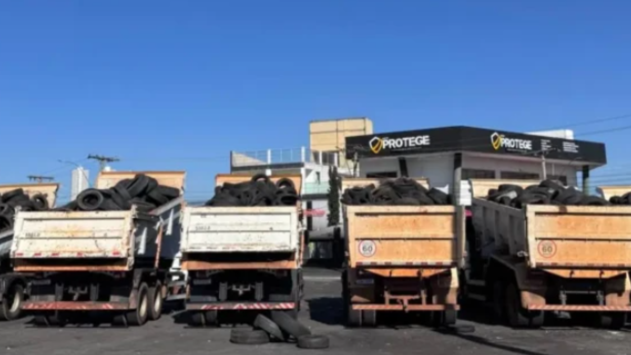 Goiânia amplia coleta de pneus e incentiva descarte ambiental correto nesta quarta-feira (29/07)