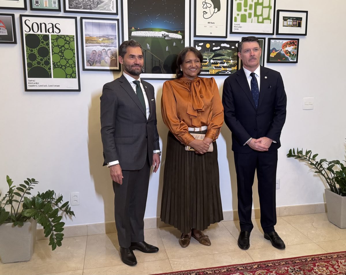 Vice-prefeita Coronel Cláudia representa Goiânia em cerimônia na Irlanda
