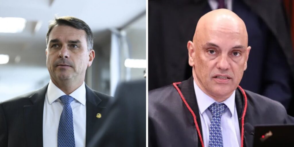 Flávio Bolsonaro acusa Moraes de interferência nas eleições após restrição