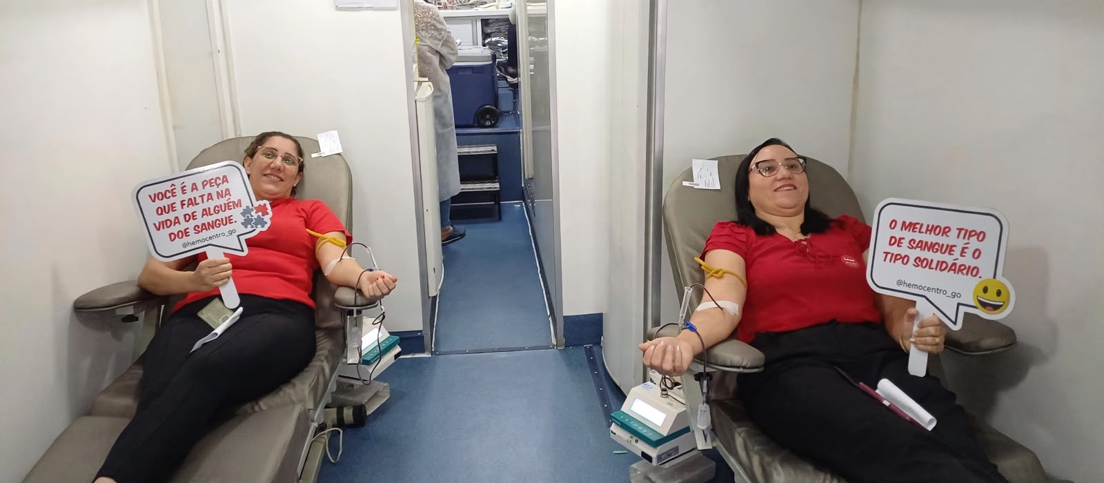 HMDI recebe unidade móvel do Hemocentro