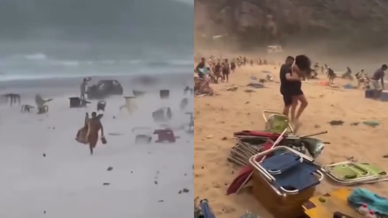 Vídeo: Ventos de 100 Km/H causam caos no Rio; duas mortes e apagão afetam capital e baixada