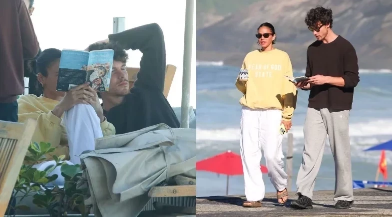 Bruna Marquezine e Shawn Mendes curtem manhã romântica em praia do Rio