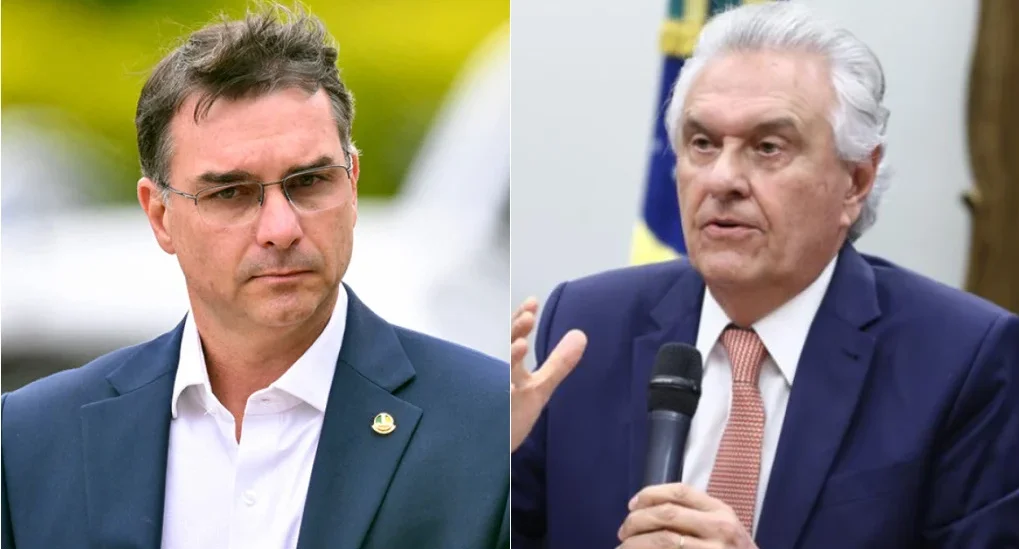 Caiado critica Flávio Bolsonaro após fala sobre urnas em reunião com embaixadores