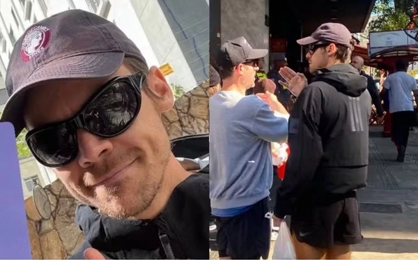 Harry Styles aproveitou a folga para passear pela Liberdade, fazer compras e posar com fãs