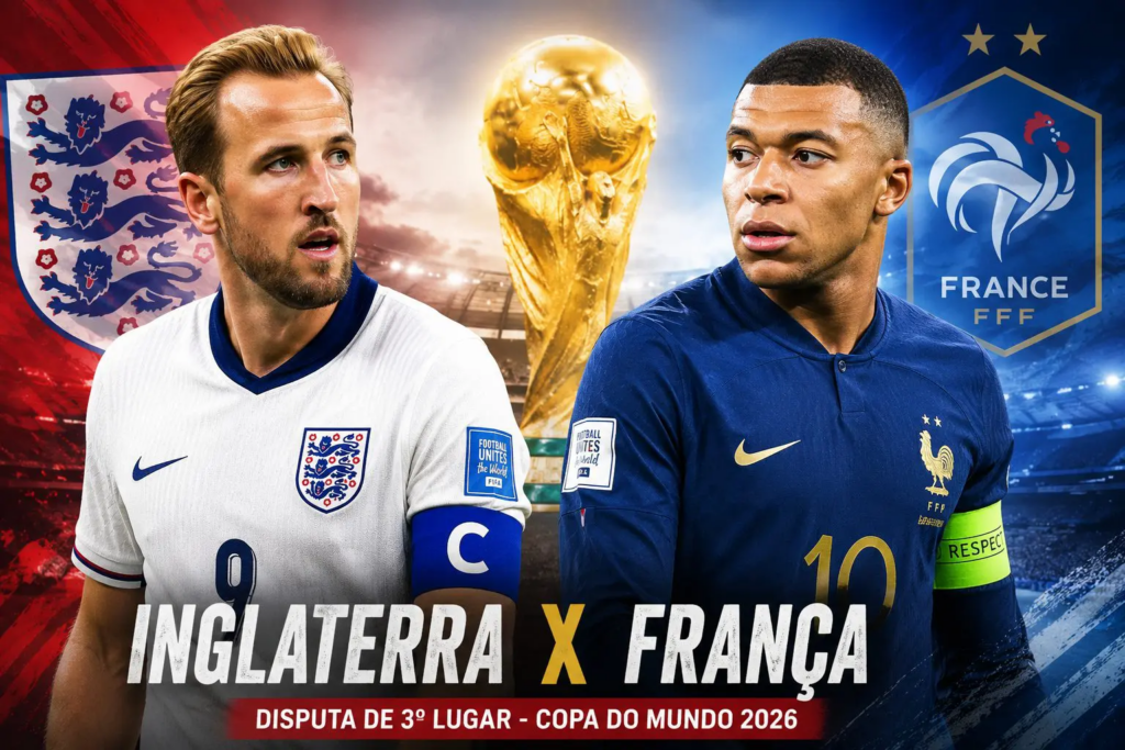 França e Inglaterra duelam neste sábado (18), em Miami, para definir quem fecha o Mundial no pódio
