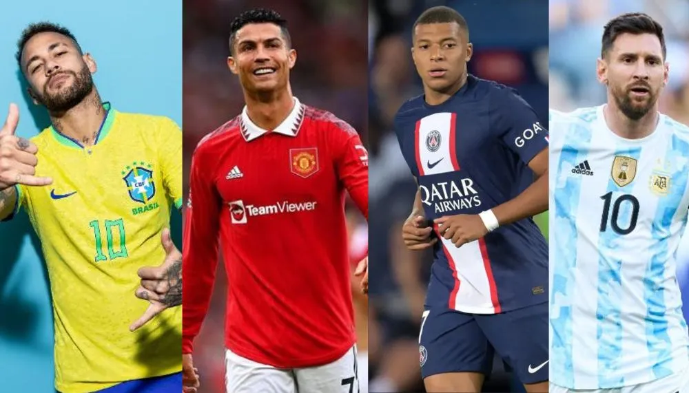 Artilheiros da Copa do Mundo: Messi lidera ranking histórico. Veja posição de Mbappé,  CR7 e Neymar