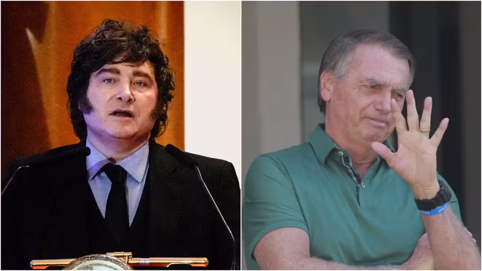 Moraes nega visita de Javier Milei a Bolsonaro durante prisão domiciliar