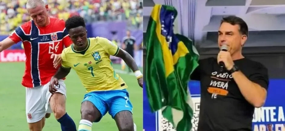 Flávio Bolsonaro usa eliminação do Brasil na Copa para criticar o governo Lula