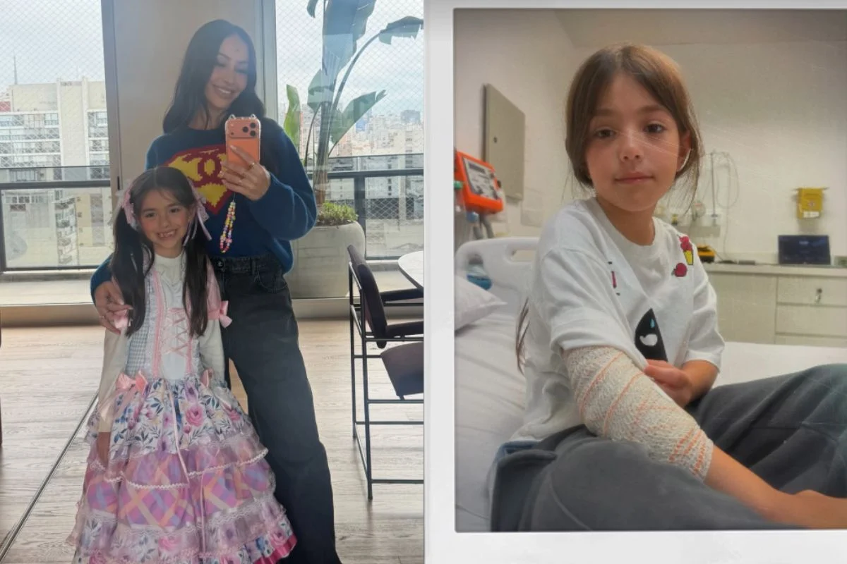 Sabrina Sato revela susto após queda de Zoe e destaca importância do uso de capacete