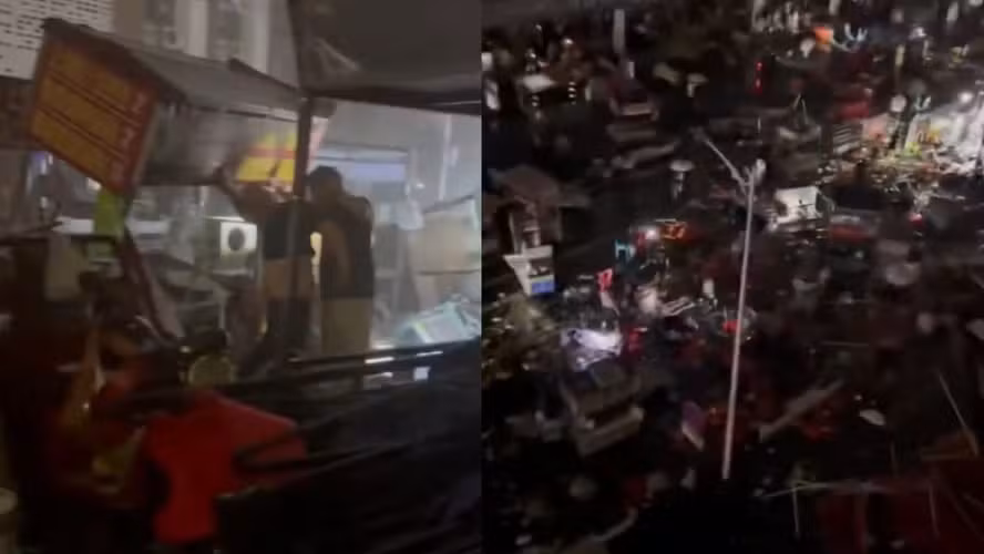 Homem é arremessado do 12º andar durante tornado que devasta região da China
