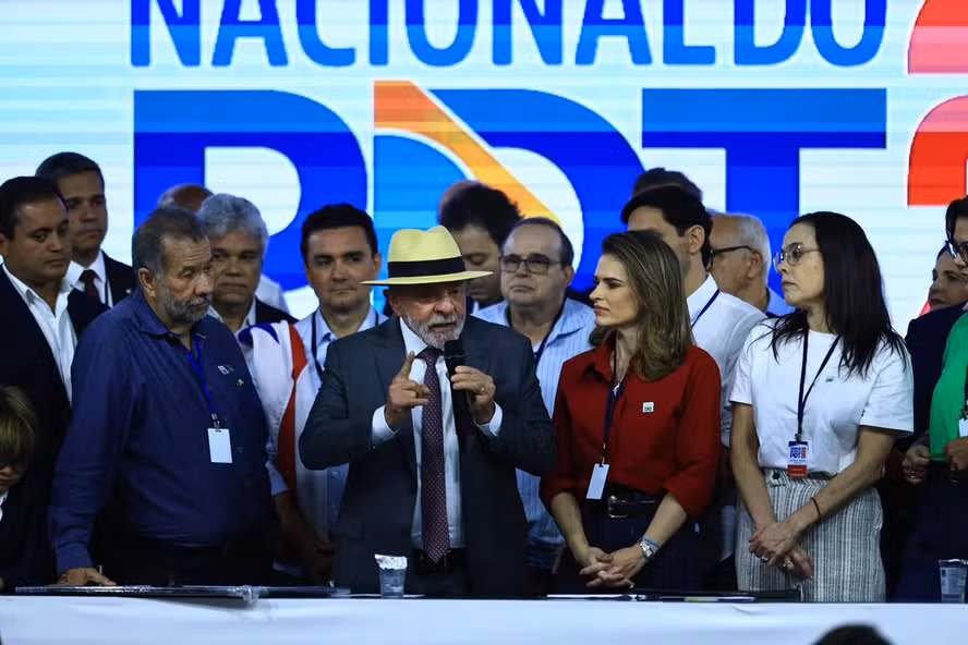 Lula desafia Marco Rubio e recebe apoio do PDT à reeleição em convenção