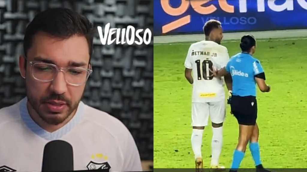 Neymar contesta leitura labial de falas durante jogo do Santos: “Muita coisa está errada”