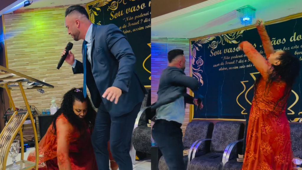 Líder da igreja Resgatando Vidas chama atenção em vídeo com dança exagerada