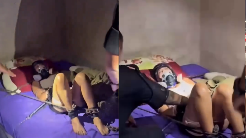 Vídeo: Mulher é resgatada em Águas Lindas após cinco dias presa, amordaçada e acorrentada pelo ex-companheiro
