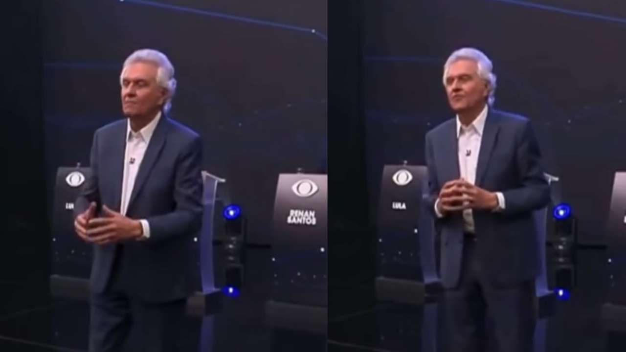 Vídeo: Caiado critica Lula em debate e diz que "bandido não vai mandar em palmo nenhum" do Brasil
