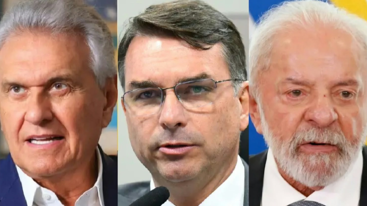 Caiado lidera com 32% em Goiás; Flávio tem 27% e Lula, 20%, aponta Quaest