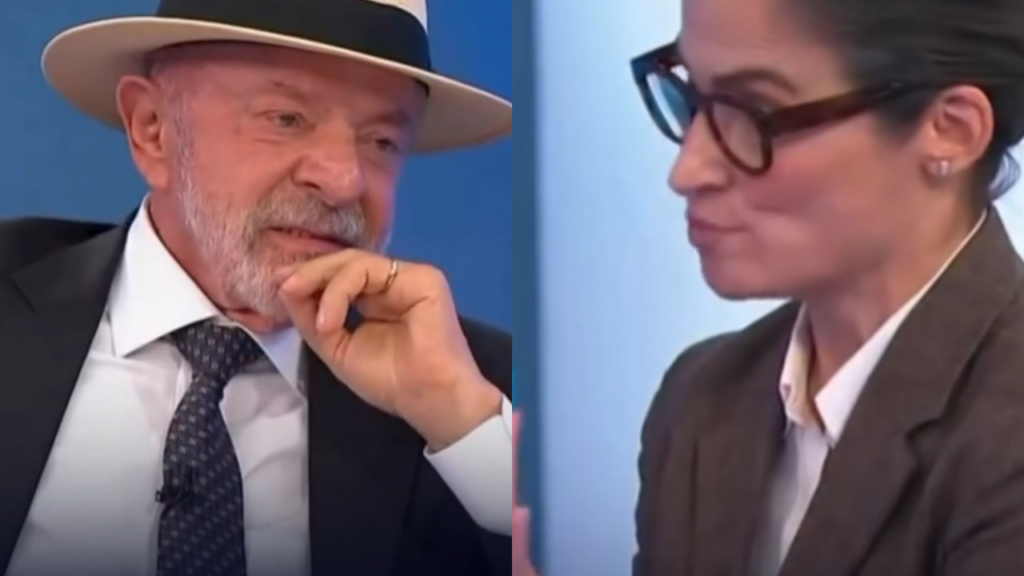 Veja pergunta de Renata Vasconcellos que irritou Lula no Jornal Nacional