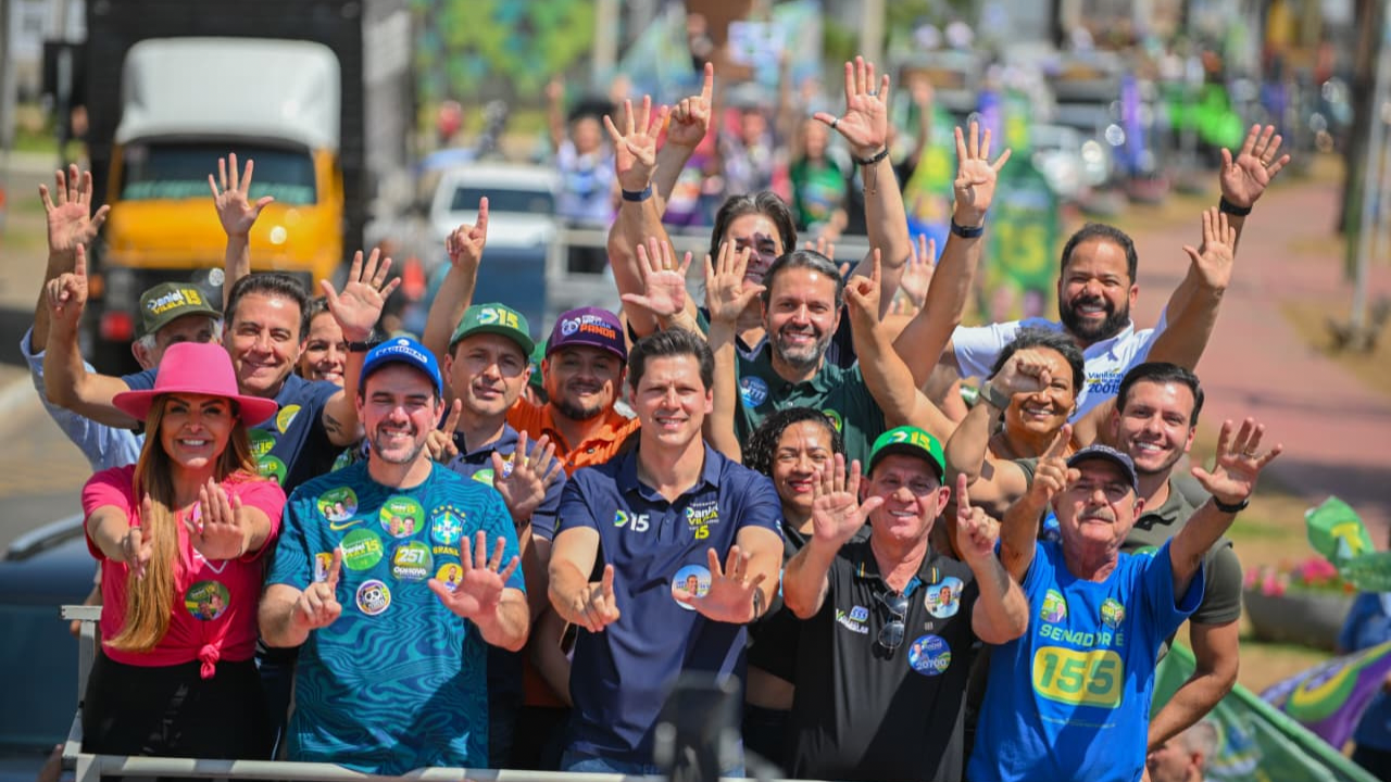 Carreata de Daniel Vilela reúne mais de 500 veículos em Goiânia e Aparecida